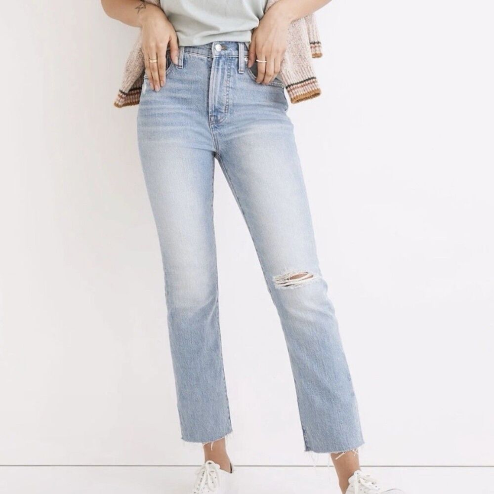 Madewell The Perfect Vintage Jean High Rise Coney Blue Jeans, Women’s Size 26